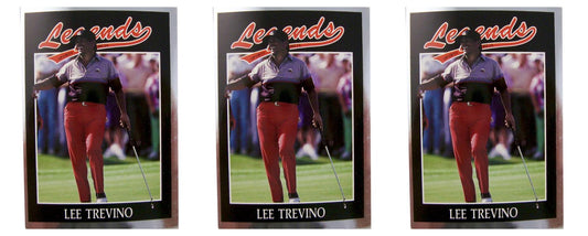 (3) 1991 Legends #34 Lee Trevino Golf Card Lot