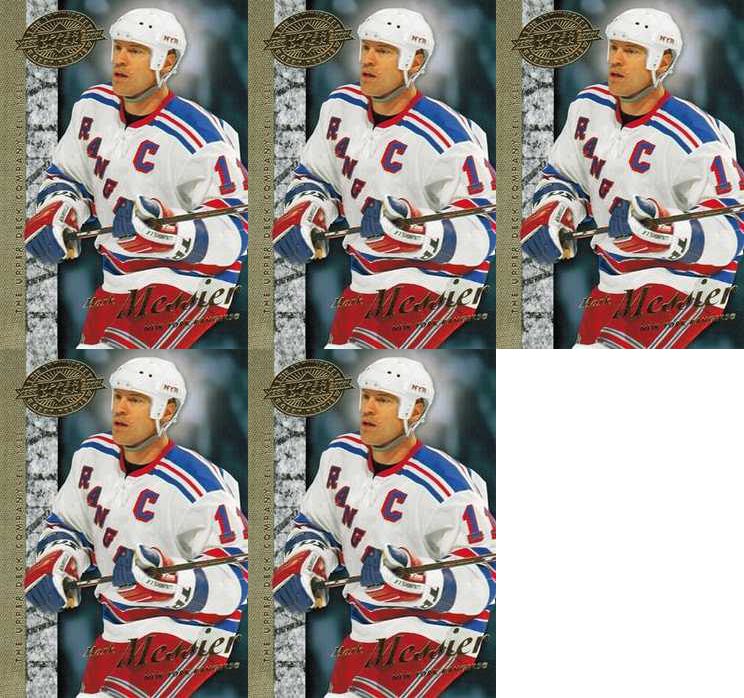 (5) 2008 Upper Deck 20th Anniversary #UD-36 Mark Messier New York Rangers Lot