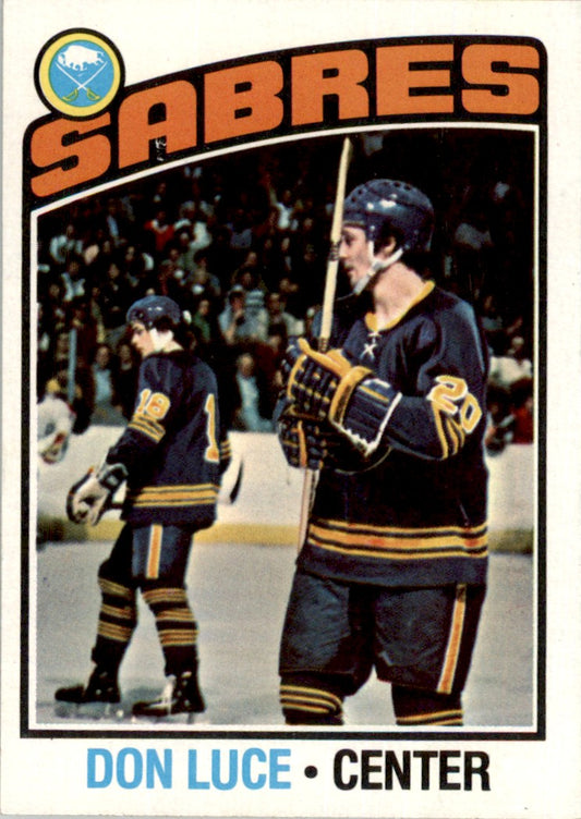 1976 Topps #94 Don Luce Buffalo Sabres EX-MT
