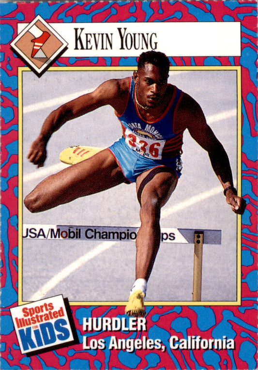 1993 Sports Illustrated for Kids #149 Kevin Young Track & Field