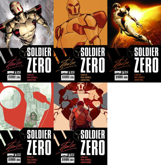 Soldier Zero #1-3 (2010-2011) Boom Comics - 5 Comics
