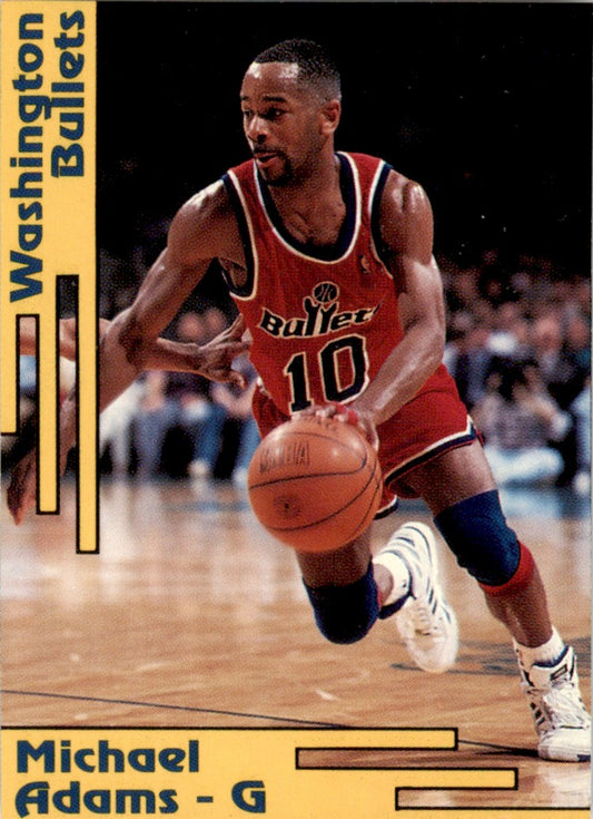 1992 SCD #32 Michael Adams Washington Bullets