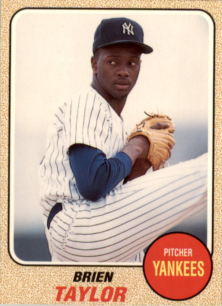 1993 Baseball Card Magazine '68 Topps Replicas #SC55 Brien Taylor Yankees