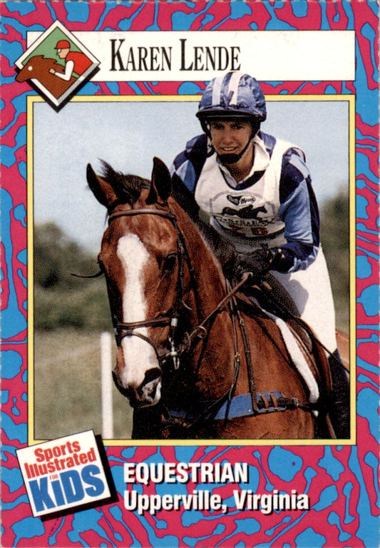 1993 Sports Illustrated for Kids #134 Karen Lende Equestrian