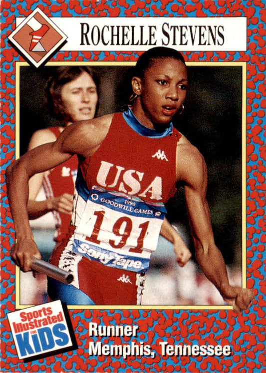 1991 Sports Illustrated for Kids #237 Rochelle Stevens Track & Field