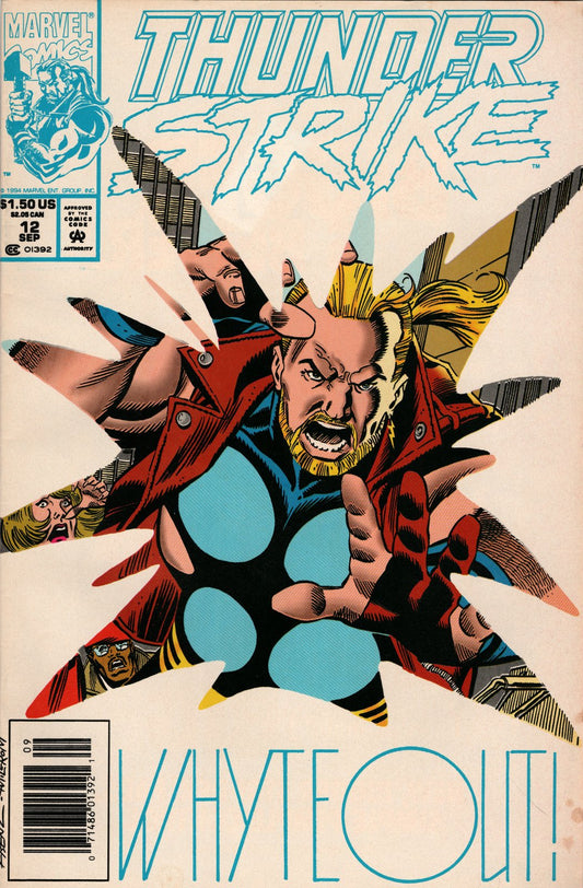 Thunderstrike #12 Newsstand Cover (1993-1995) Marvel Comics