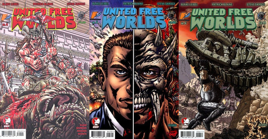 United Free Worlds #4-6 (2008-2009) Devil's Due Comics - 3 Comics