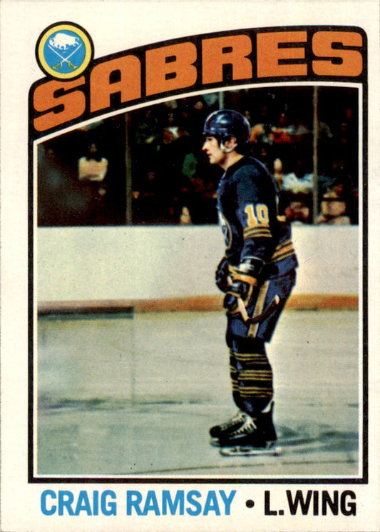 1976 Topps #78 Craig Ramsay Buffalo Sabres EX