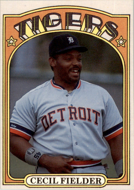 1992 Baseball Cards #4 Cecil Fielder Detroit Tigers