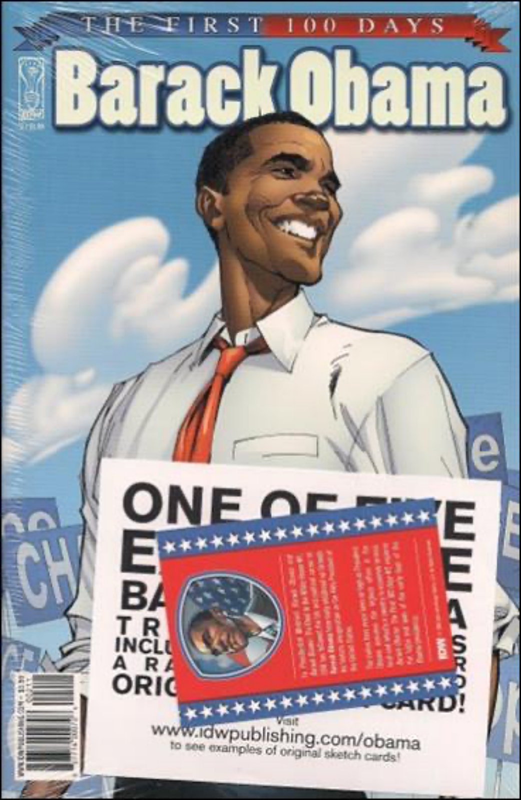 Barack Obama: The First 100 Days #2 J. Scott Campbell Cover (2009) IDW Comics