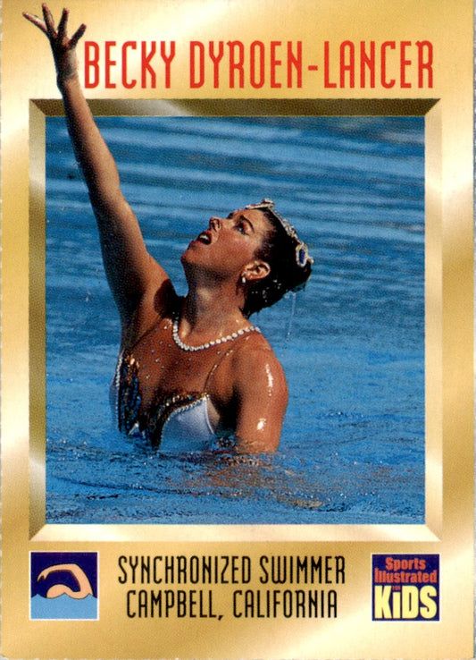 1995 Sports Illustrated for Kids #335 Becky Dyroen-Lancer Swimming