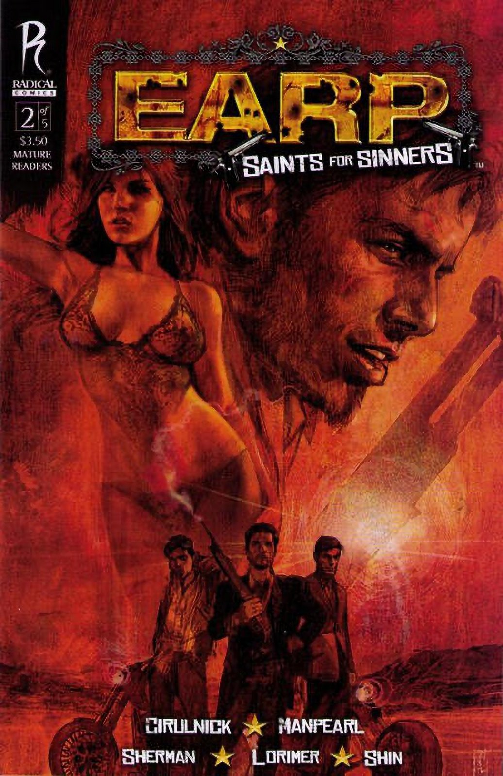 EARP: Saints for Sinners #2 (2010-2011) Radical Comics