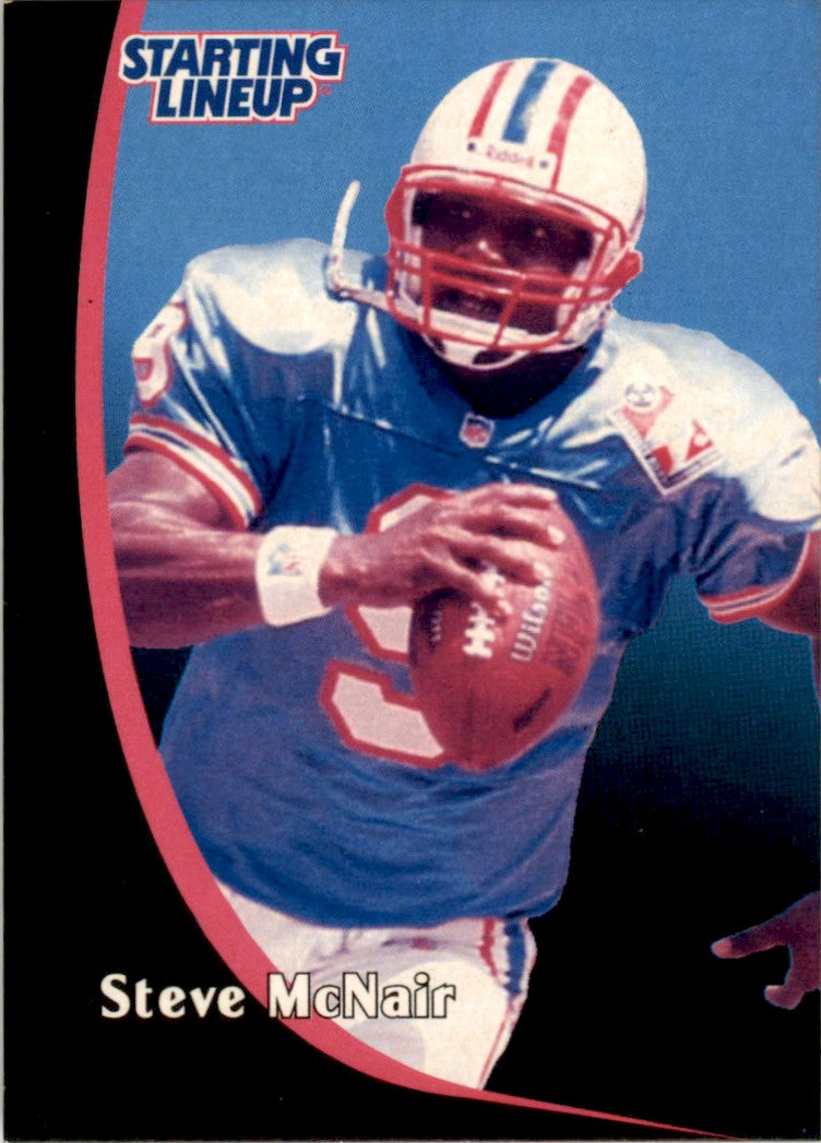 1998 Kenner Starting Lineup Card Steve Mcnair Tennessee Titans