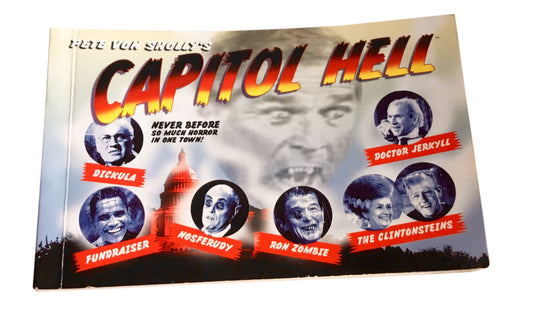 Capital Hell Political Satire Horror Postcard Soft Cover Book Denis Kitchen