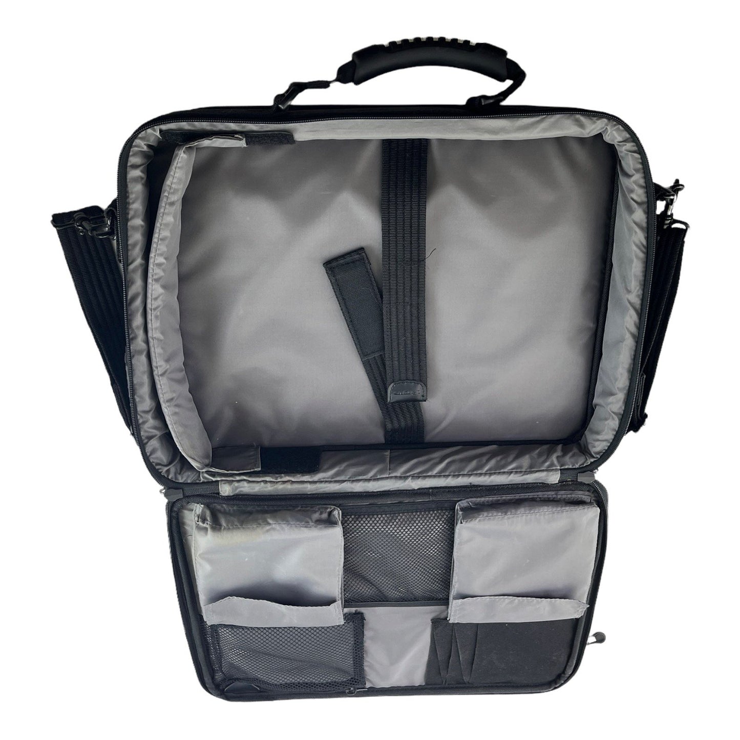 Targus Black Canvas Laptop Bag Briefcase