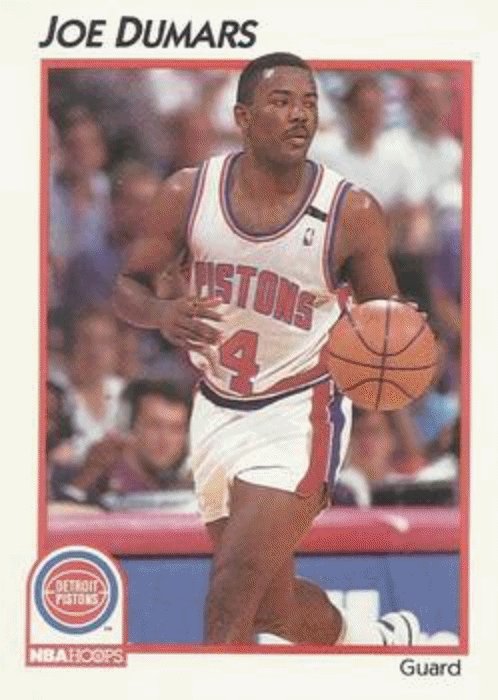 1991-92 Hoops McDonald's Basketball 11 Joe Dumars