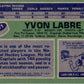 1976 Topps #161 Yvon Labre Washington Capitals EX-MT
