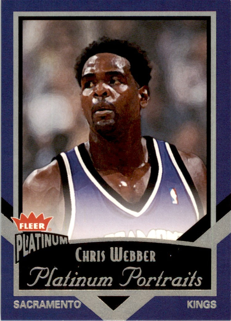 2002 Fleer Platinum Portraits #5 PP Chris Webber Sacramento Kings