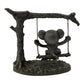Mouse on Swing 2 Inch Pewter Figurine