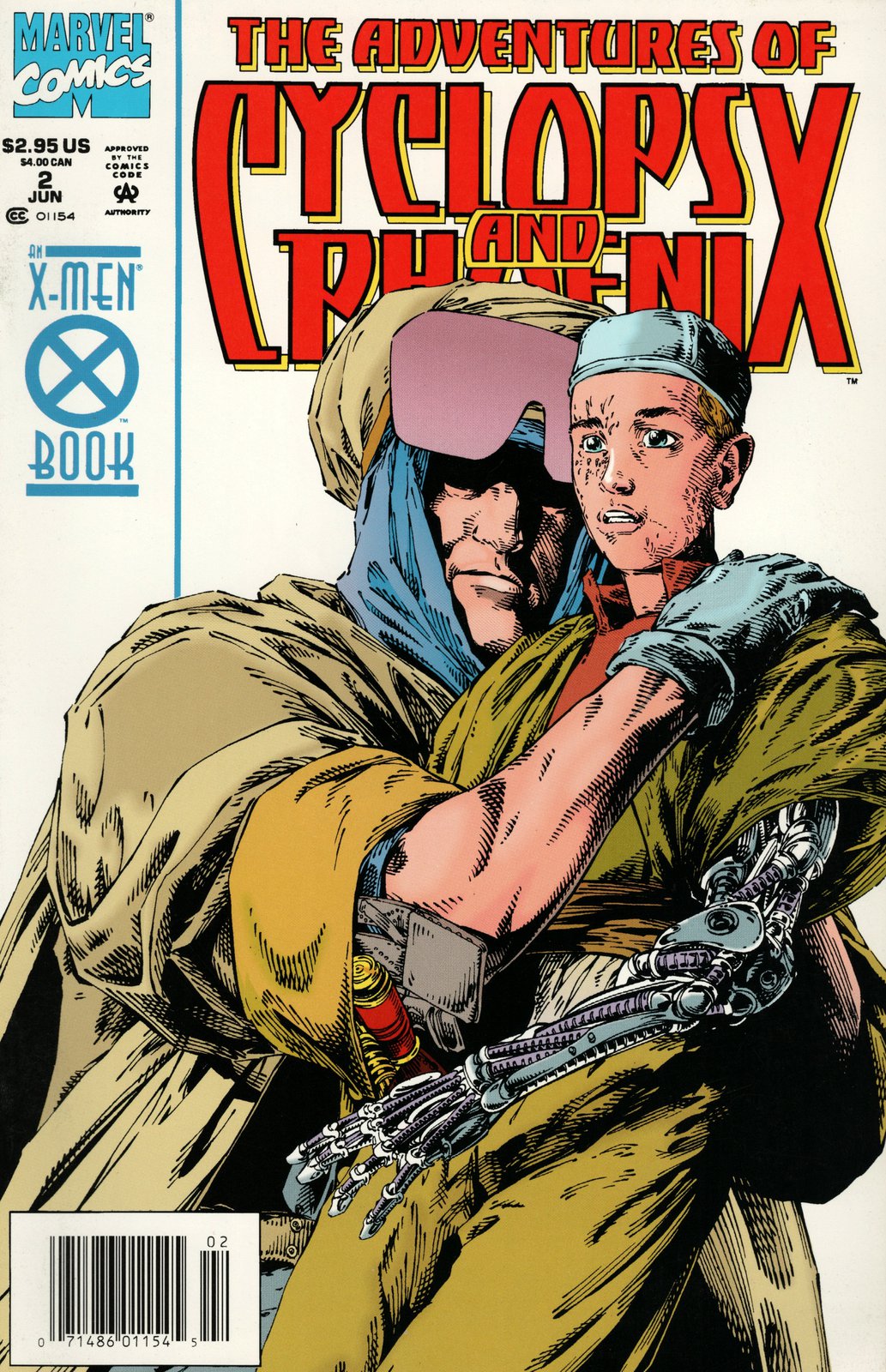 The Adventures of Cyclops and Phoenix #2 Newsstand (1994) Marvel