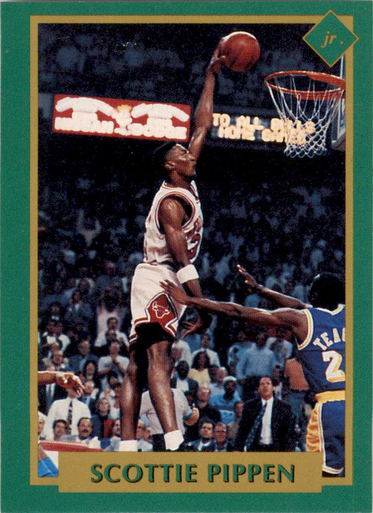 1991 Tuff Stuff Jr. Special Issue NBA FInals #29 Scottie Pippen Chicago Bulls
