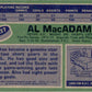 1976 Topps #237 Al MacAdam California Golden Seals EX