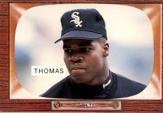 1992 Baseball Cards Presents Investor's Guide #1 Frank Thomas White Sox