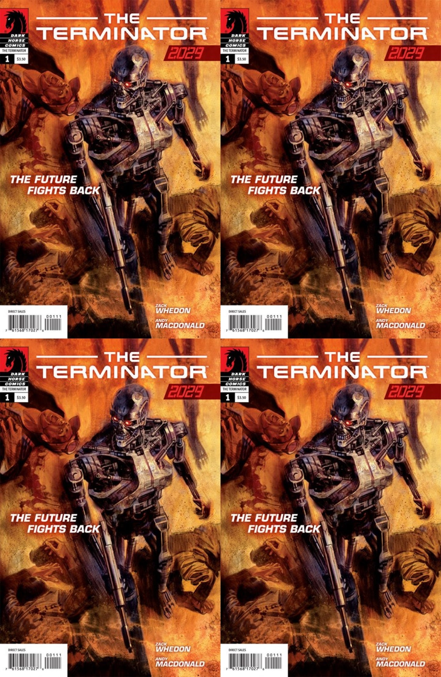 The Terminator: 2029 #1 (2010) Dark Horse Comics - 4 Comics
