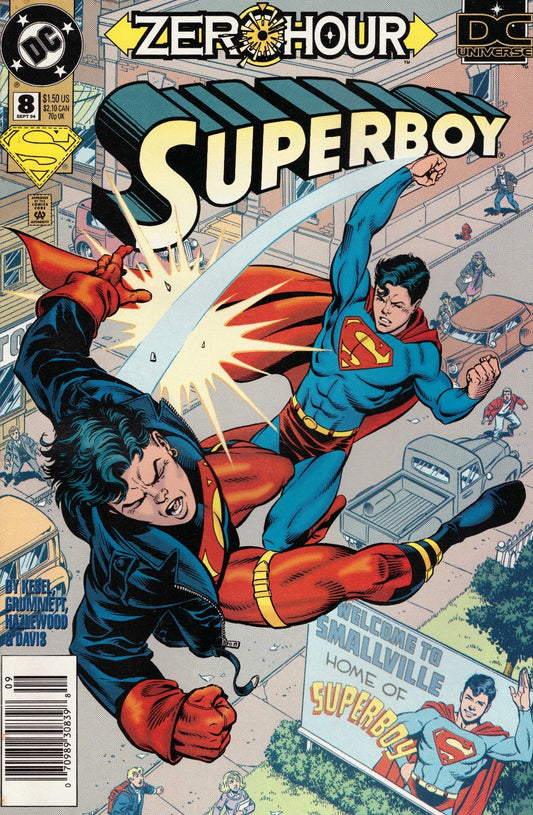 Superboy #8 Newsstand Cover (1994-2002) DC