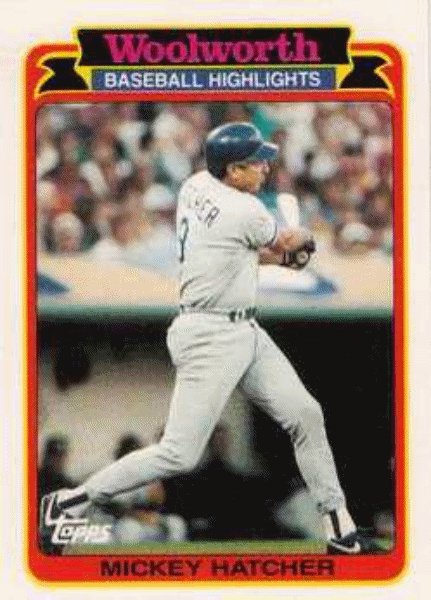 1989 Topps Woolworth Baseball Highlights Baseball 31 Mickey Hatcher