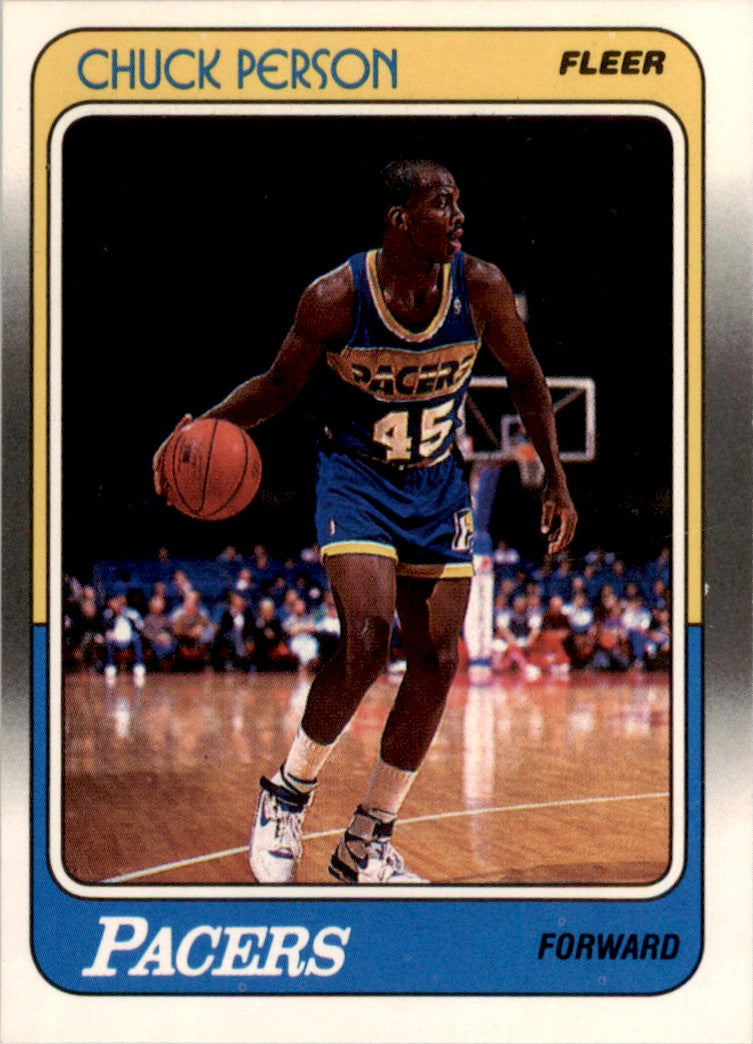 1988 Fleer #58 Chuck Person Indiana Pacers