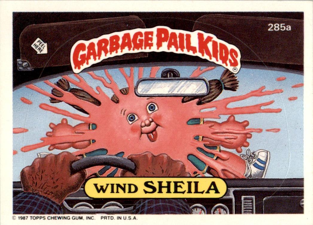 1987 Garbage Pail Kids Series 7 #285a Wind Sheila NM-MT