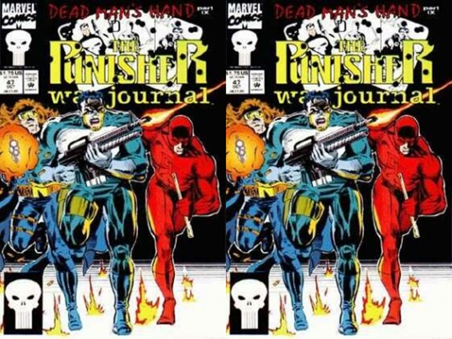 Punisher War Journal #47 Volume 1 (1988-1995) Marvel Comics - 2 Comics
