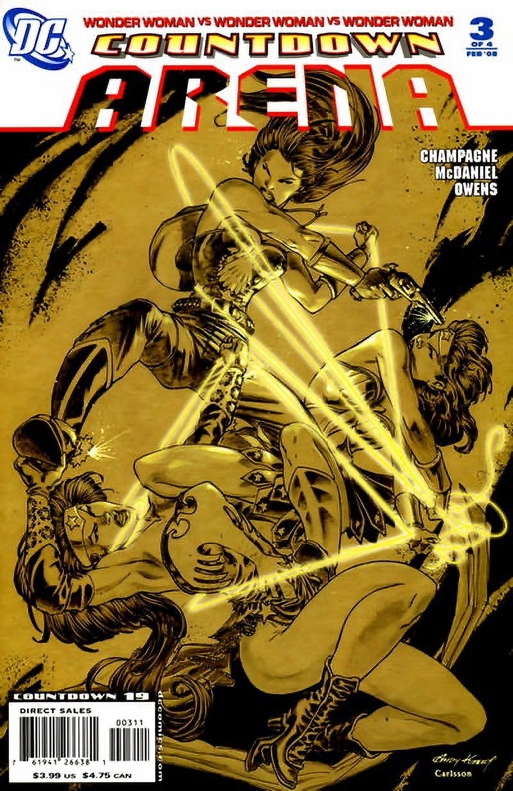 Countdown: Arena #3 Andy Kubert Cover (2008) DC Comics