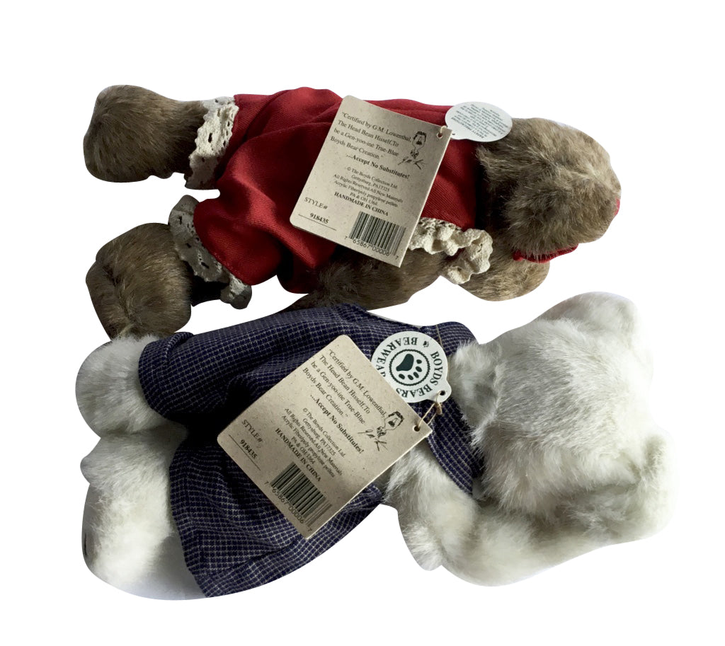 Boyds Bears Belle & Alexandra 10 Inch Plush Stuffed Bear Enesco