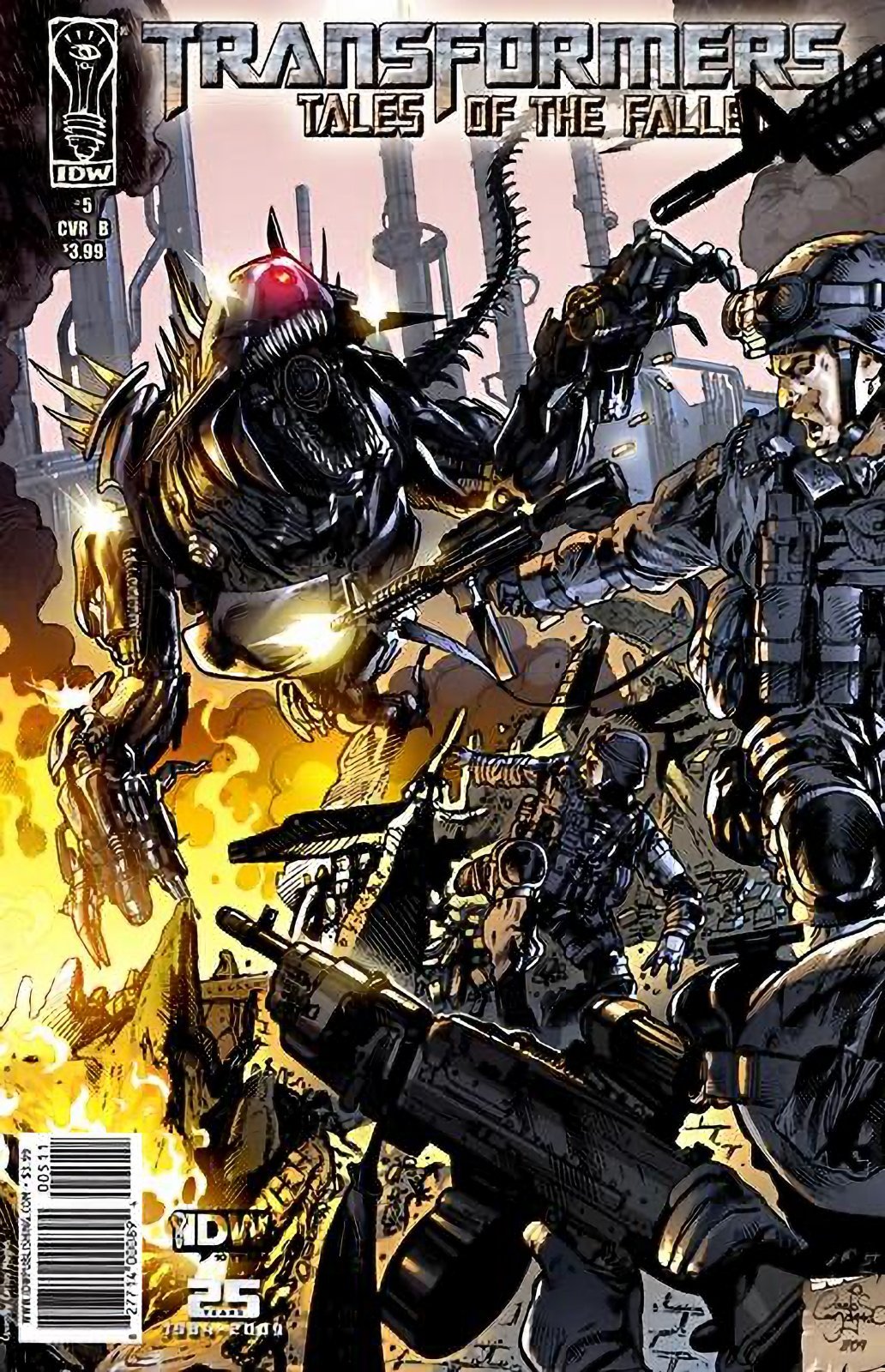 Transformers: Tales of the Fallen #5B (2009-2010) IDW Comics