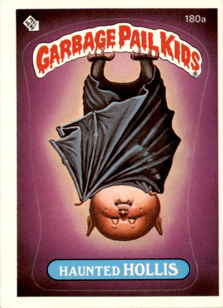 1986 Garbage Pail Kids Series 5 #180A Haunted Hollis EX