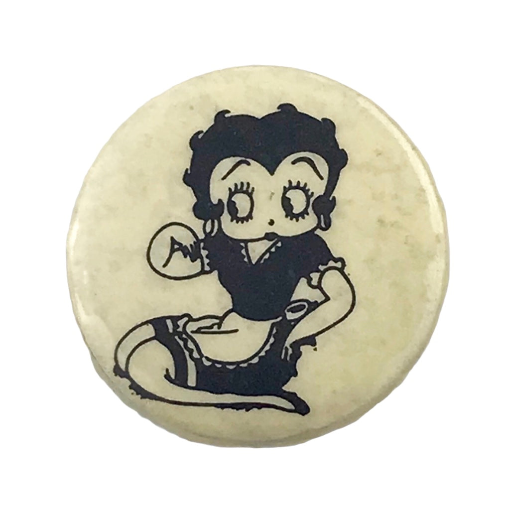 Betty Boop 1" Vintage Pinback Button Version 2 King Features Syndicate