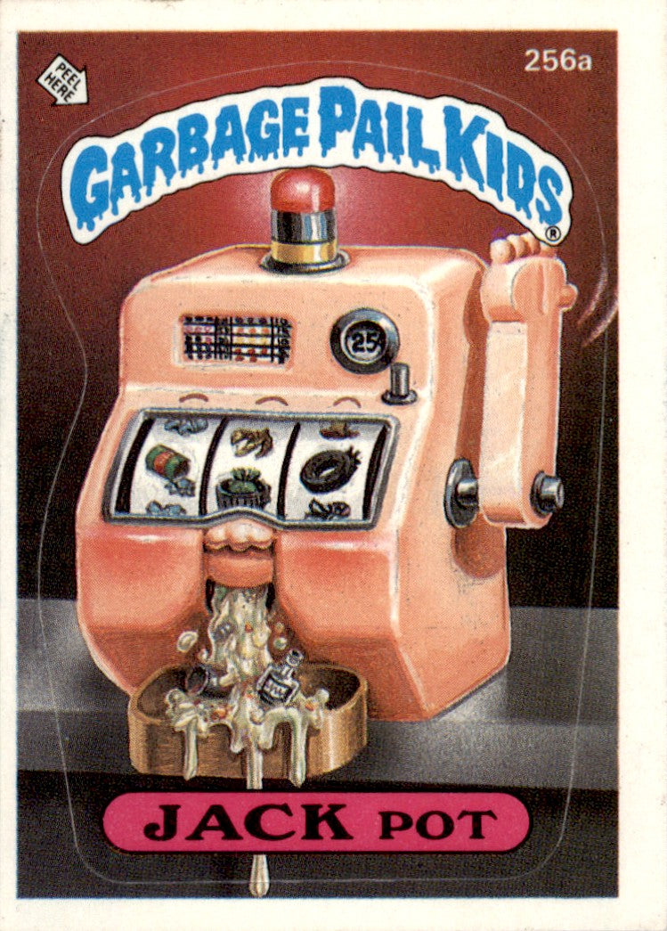 1987 Garbage Pail Kids Series 7 #256A Jack Pot EX