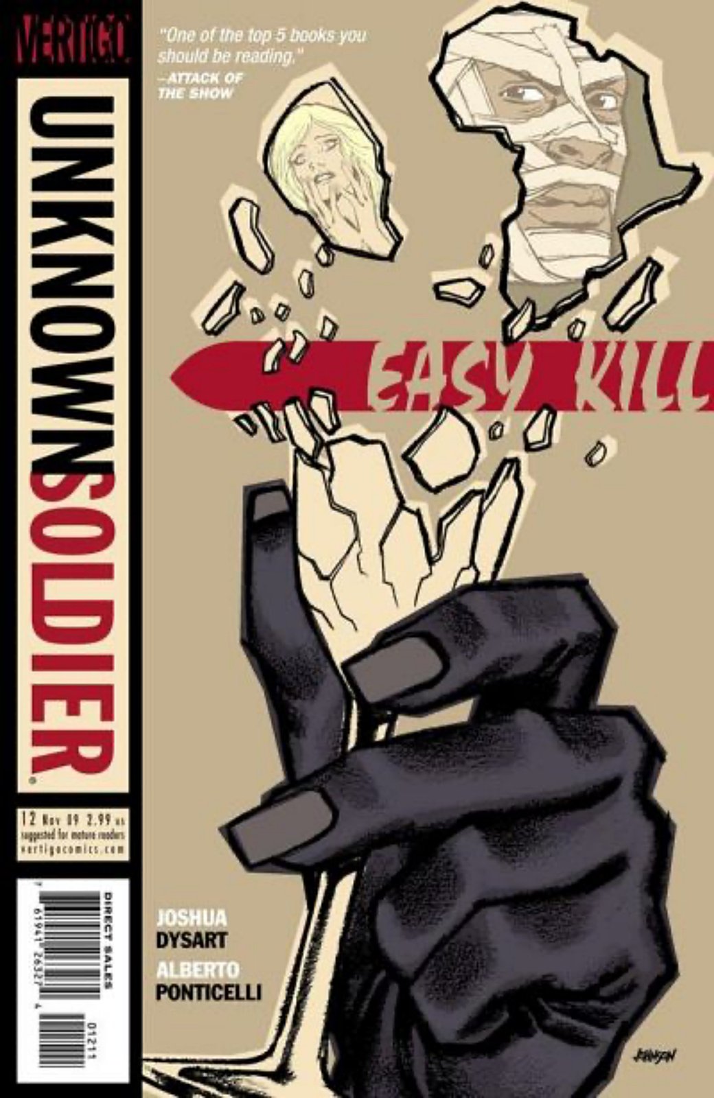 Unknown Soldier #12 (2008-2010) Vertigo Comics