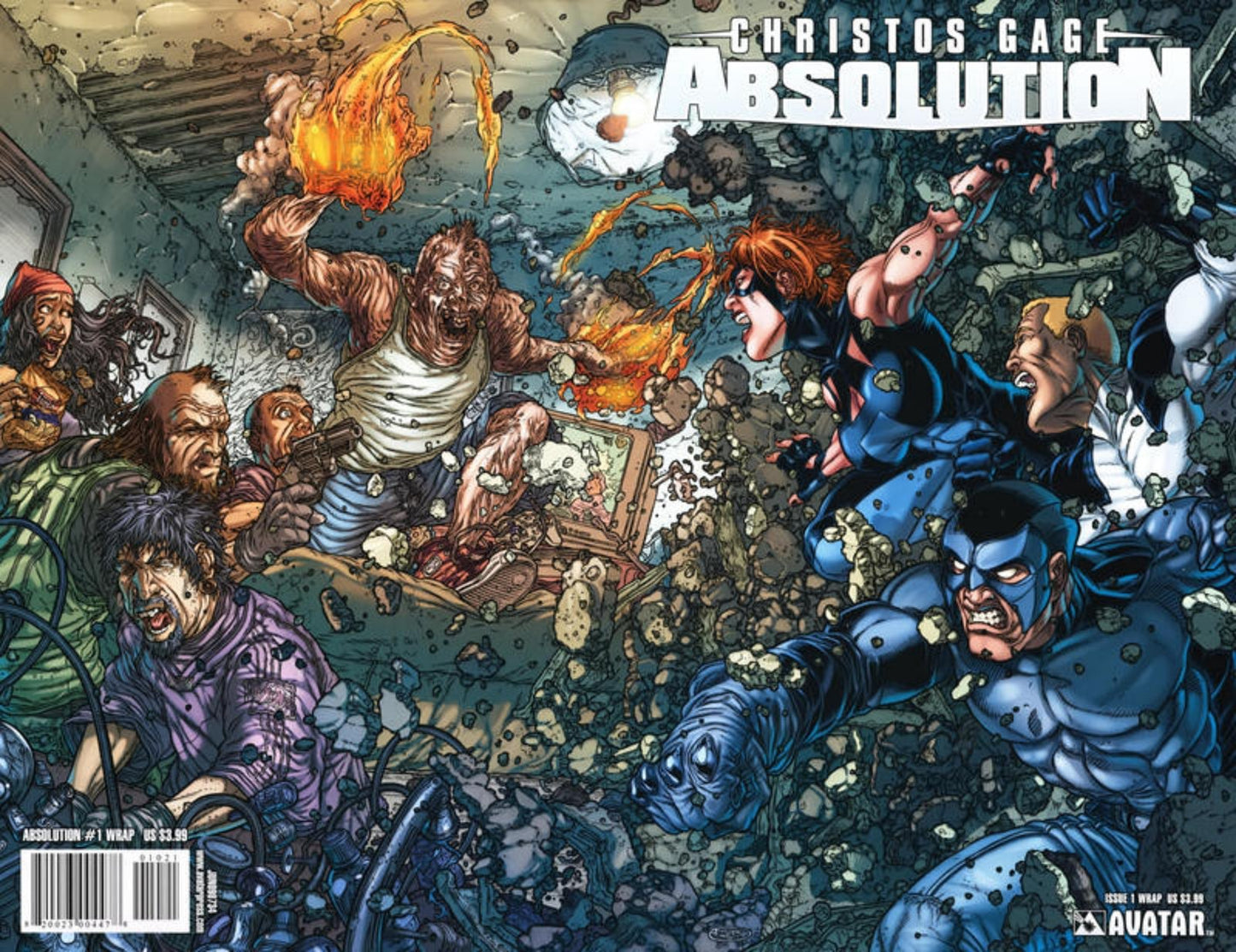 Absolution #1 Wrap Cover (2009) Avatar Press Comics