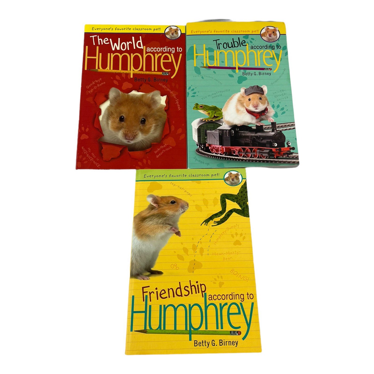 The Best Giftset Ever According to Humphrey 3 Book Lot with Shlipcover
