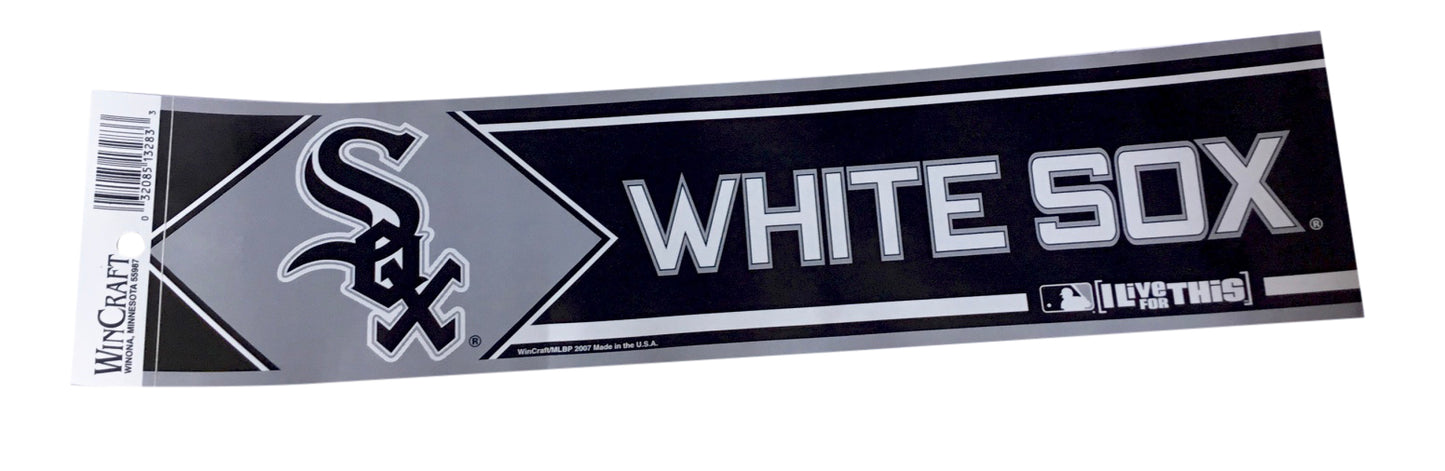Chicago White Sox 12" X 3" Bumper Sticker Wincraft