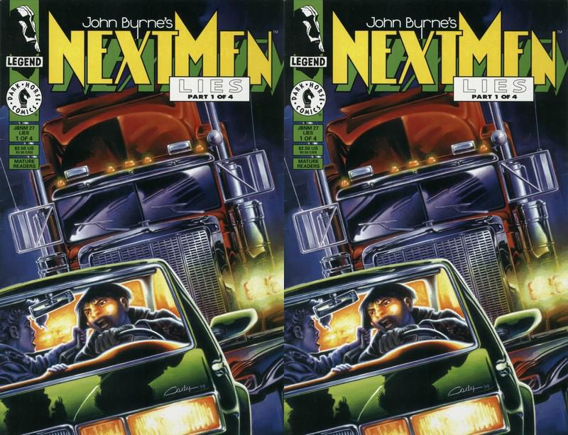 John Byrne's Next Men #27 (1992-1994) Dark Horse Comics - 2 Comics