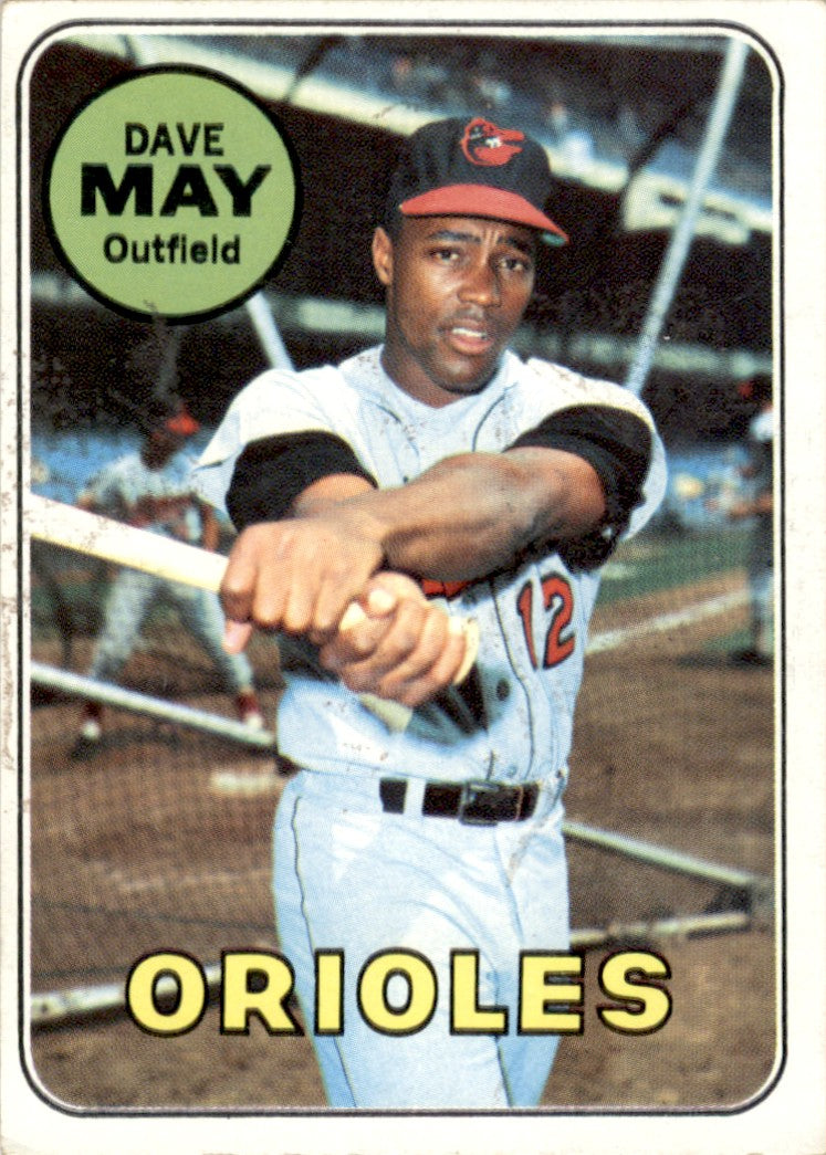 1969 Topps #113 Dave May Baltimore Orioles GD+