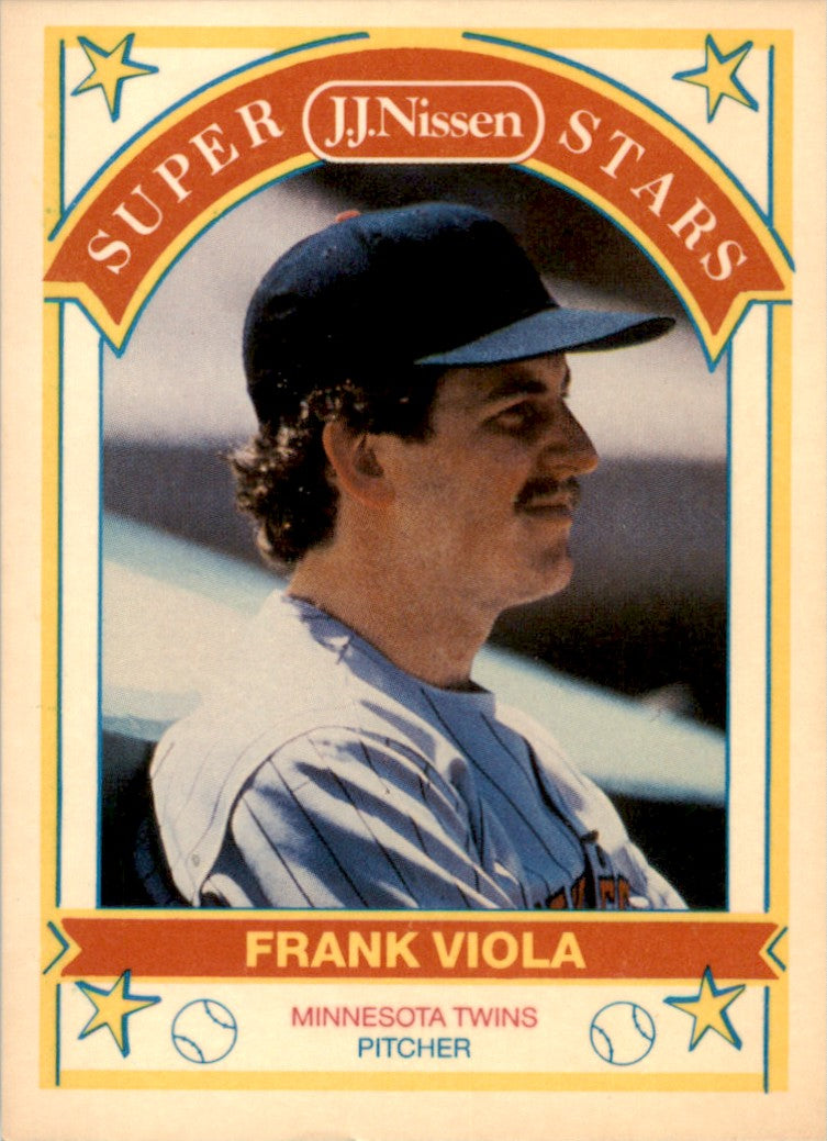 1989 J.J. Nissen Super Stars #17 Frank Viola Minnesota Twins