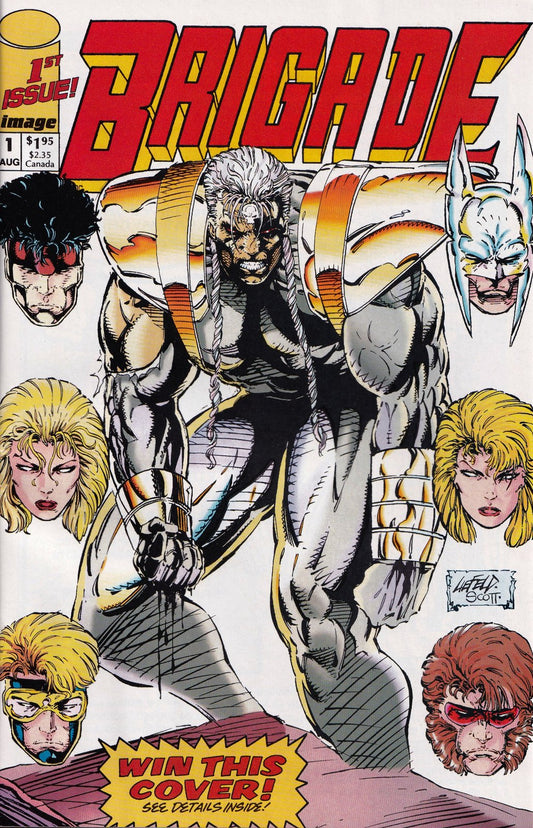 Brigade #1 Direct Edition Cover (1992-1993) Image Comics