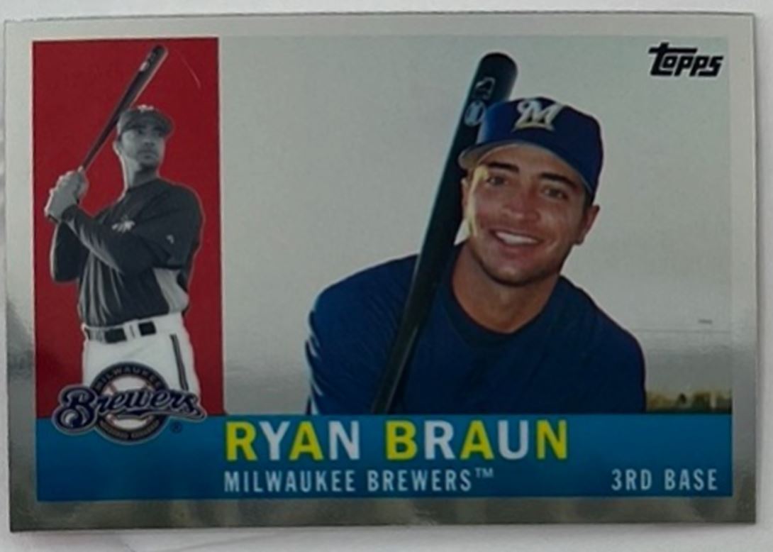 2008 Topps Chrome Trading Card History #TCHC7 Ryan Braun Milwaukee Brewers