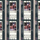 (8) 1990-91 Pro Set Super Bowl 160 Football #10 Super Bowl X Ticket Card Lot