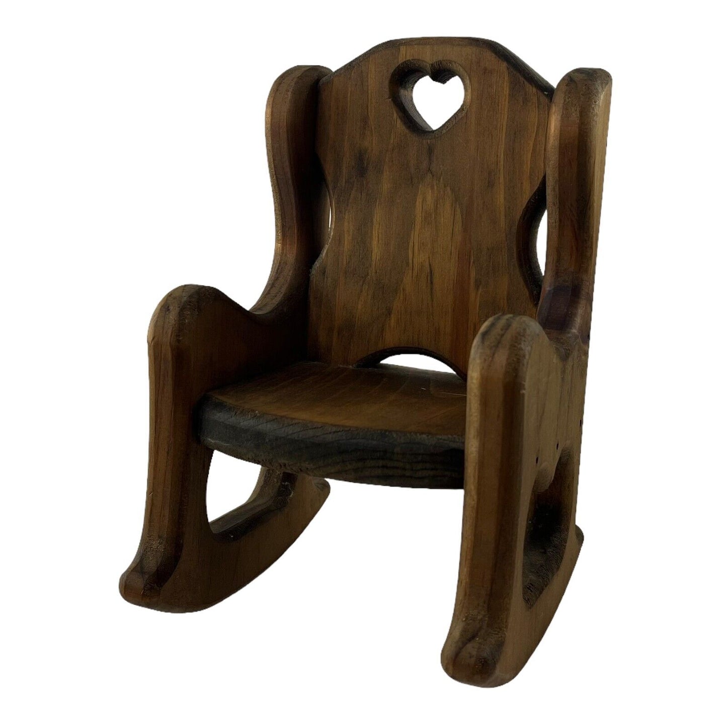Doll Wooden 8 Inch Vintage Rocking Chair